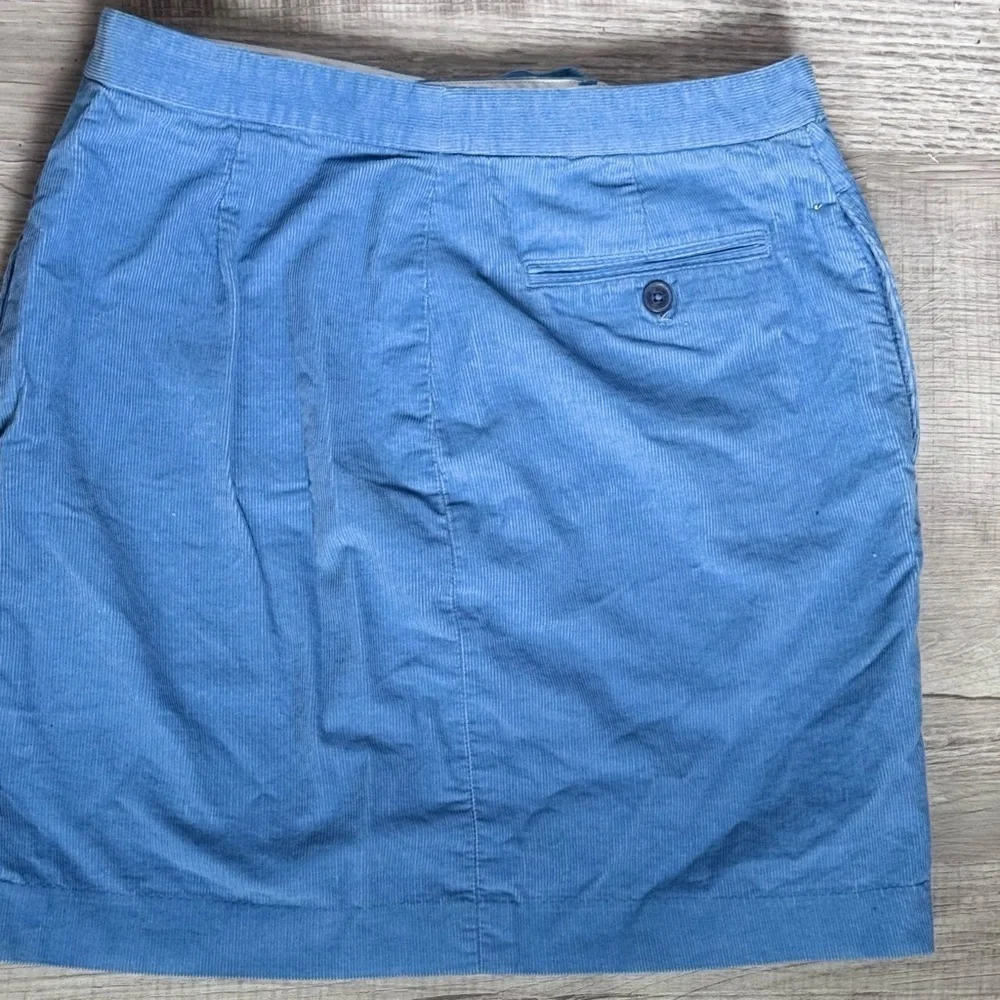 RALPH LAUREN Sport Corduroy Mini skirt Size 6 Blue Label